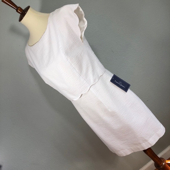 Lauren James Sullivan Stripe Dress White NWT - Picture 5 of 6